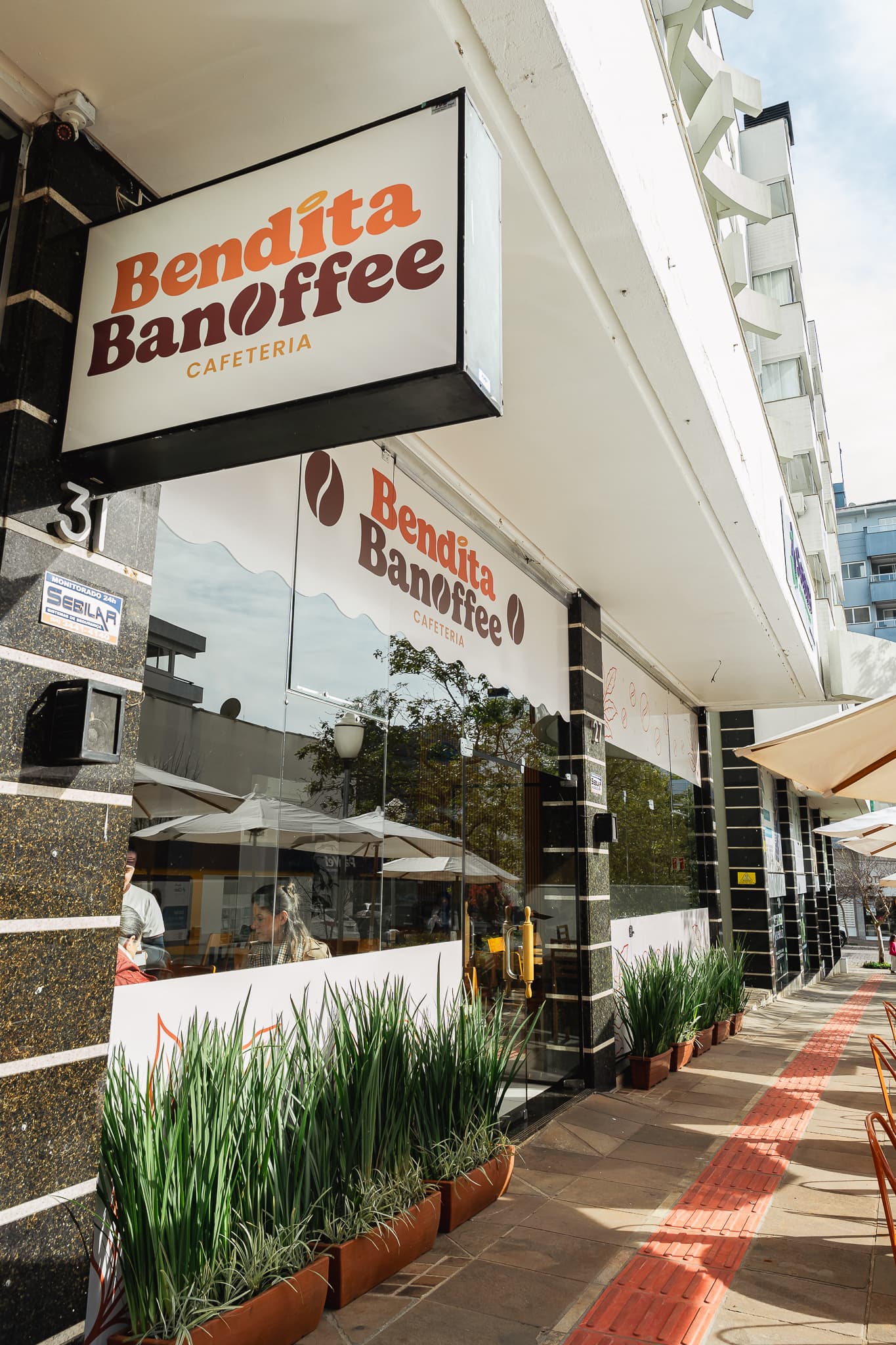 Ambiente acolhedor da Bendita Banoffee