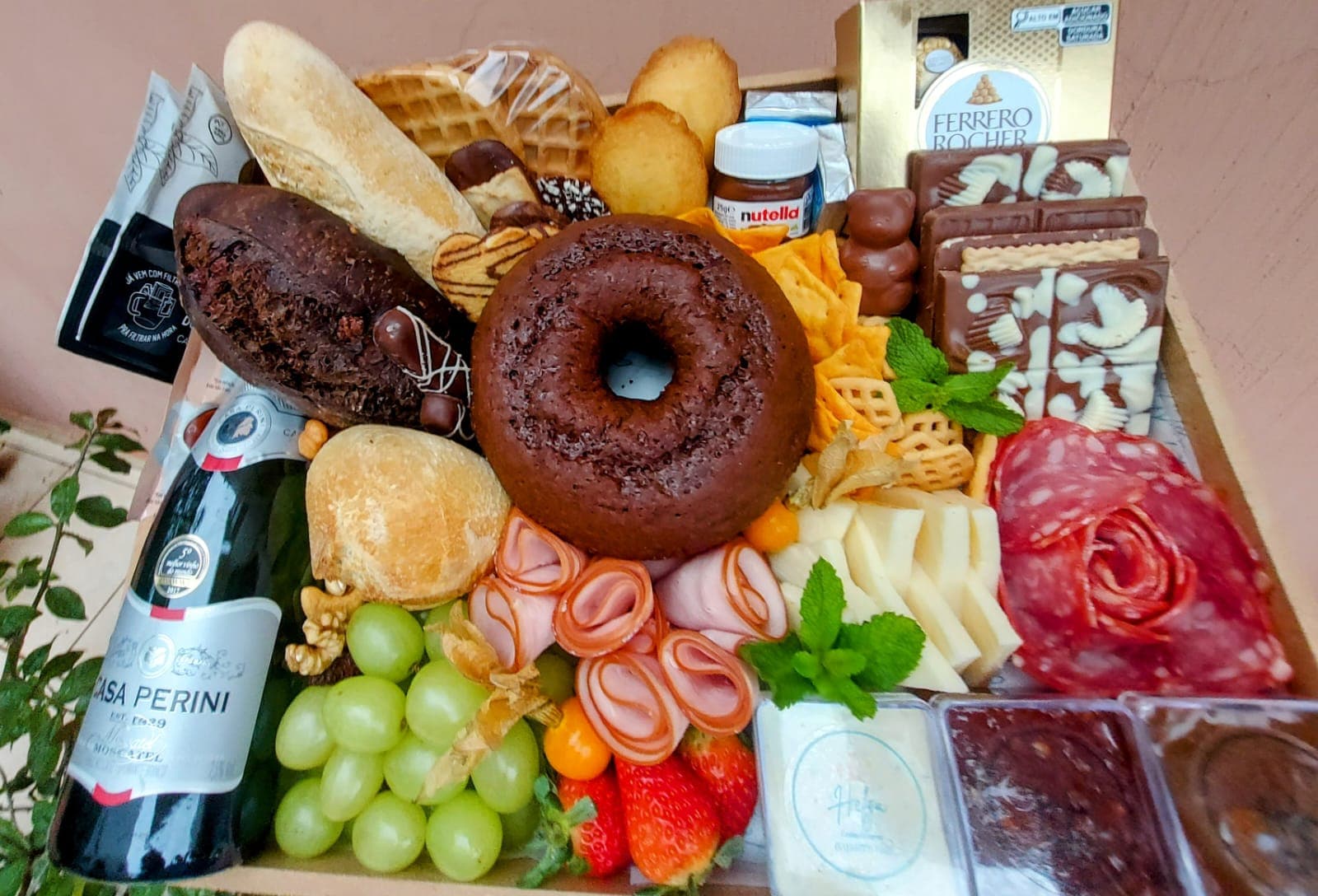 Cesta de café da manhã Bendita Banoffee